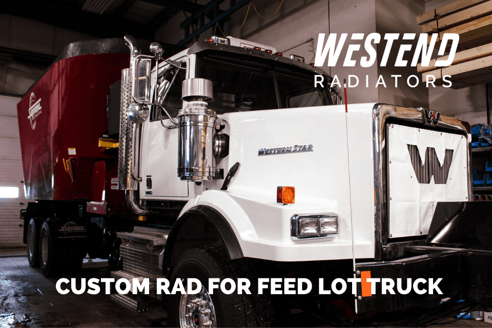 Farming Industry Case Study — Custom Industrial Radiator For Feed Lot Truck