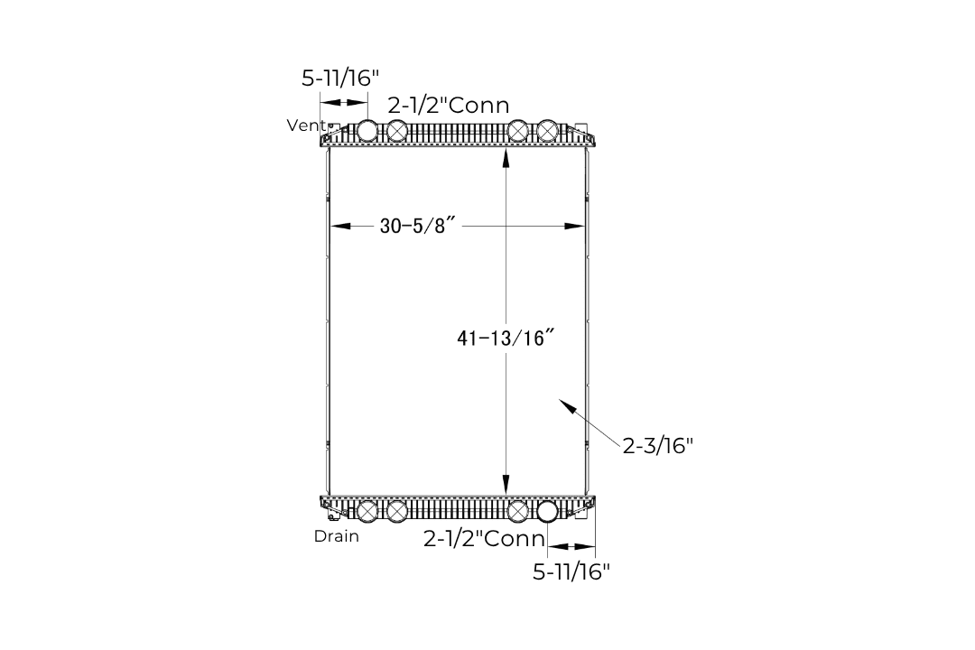 Freightliner Radiator – 2003-2008 various