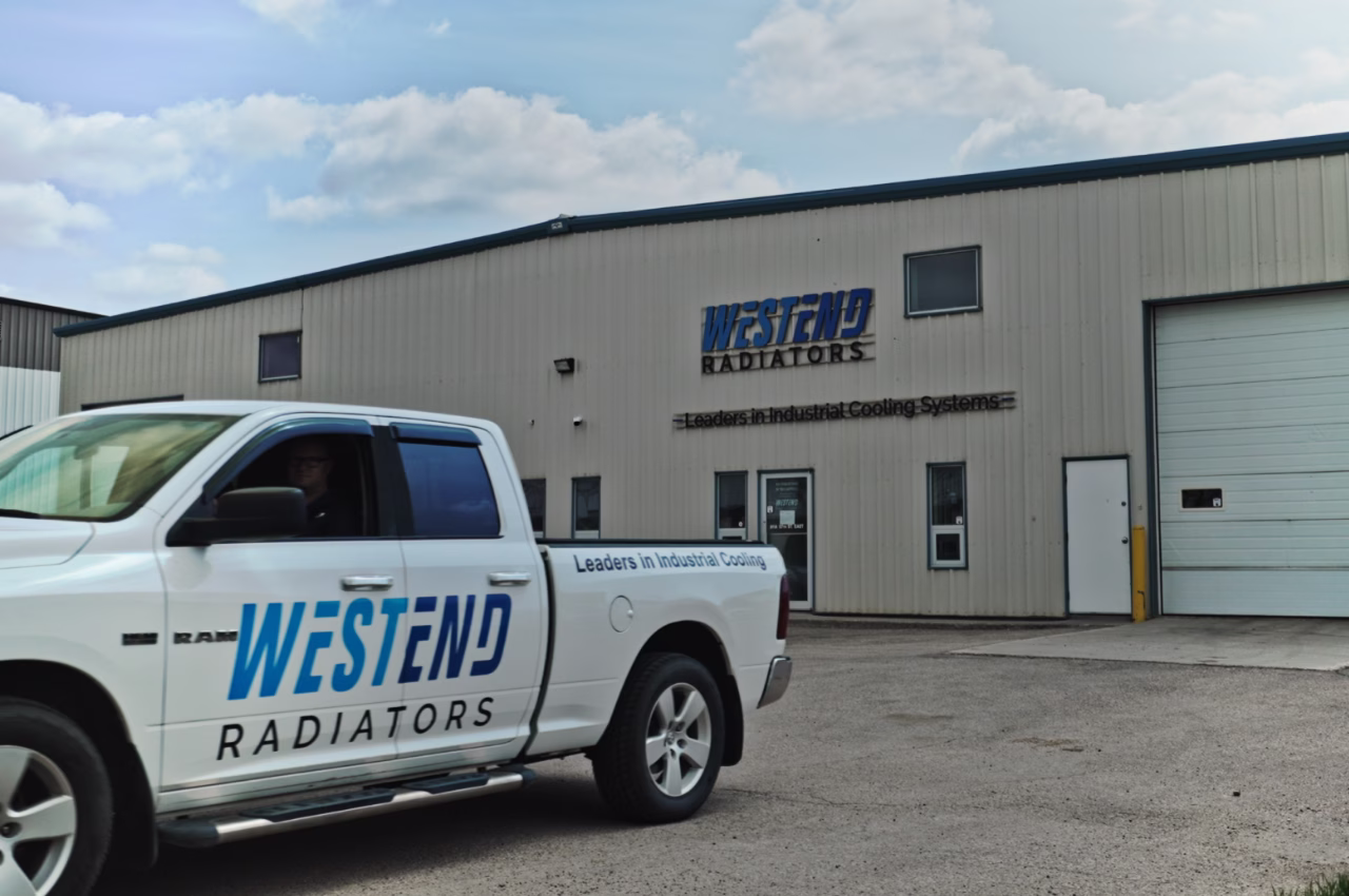Exterior shot of West End Rad's Saskatoon shop